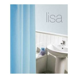 CORTINA DE BAÑO LISA 140x180 CM ROSA