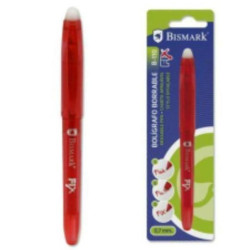 BOLIGRAFO BISMARK FIX BORRABLE ROJO