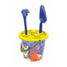 CUBO PLAYA CON PALA Y RASTRILLO BABY SHARK