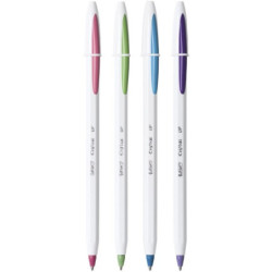 BOLIGRAFO BIC CRISTAL UP COLORES VERDE MANZANA