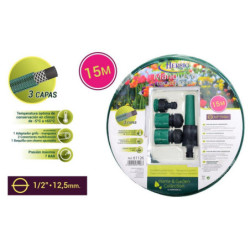 MANGUERA RIEGO 20 M CON COMPLEMENTOS