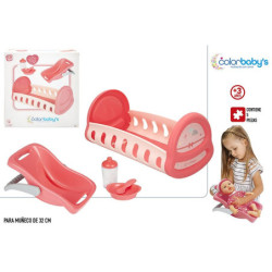 CAMA PORTABEBES CON ACCESORIOS