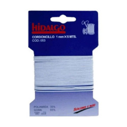ELASTICO HIDALGO BLANCO 01 MM X 5 M