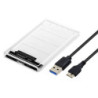 CARCASA HD 2,5" TRANSPARENTE SATA 3