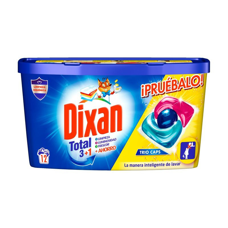 DETERGENTE CAPSULAS DIXAN 12 LAVADOS