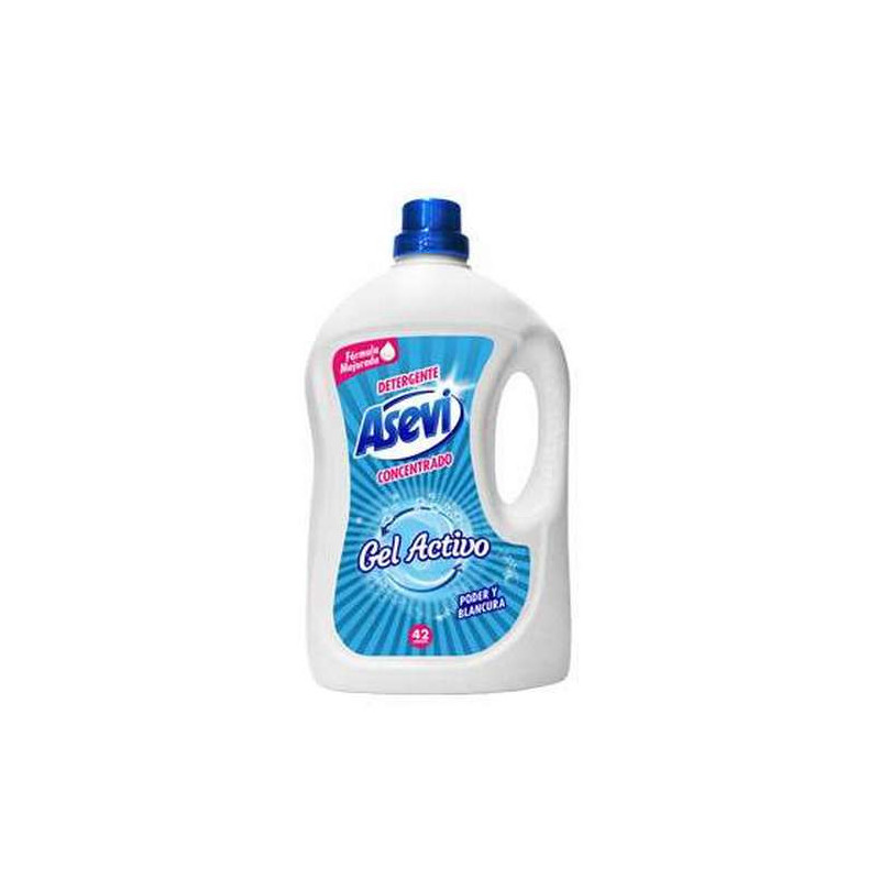 DETERGENTE LIQUIDO ASEVI 40 LAVADOS AZUL GEL ACTIV