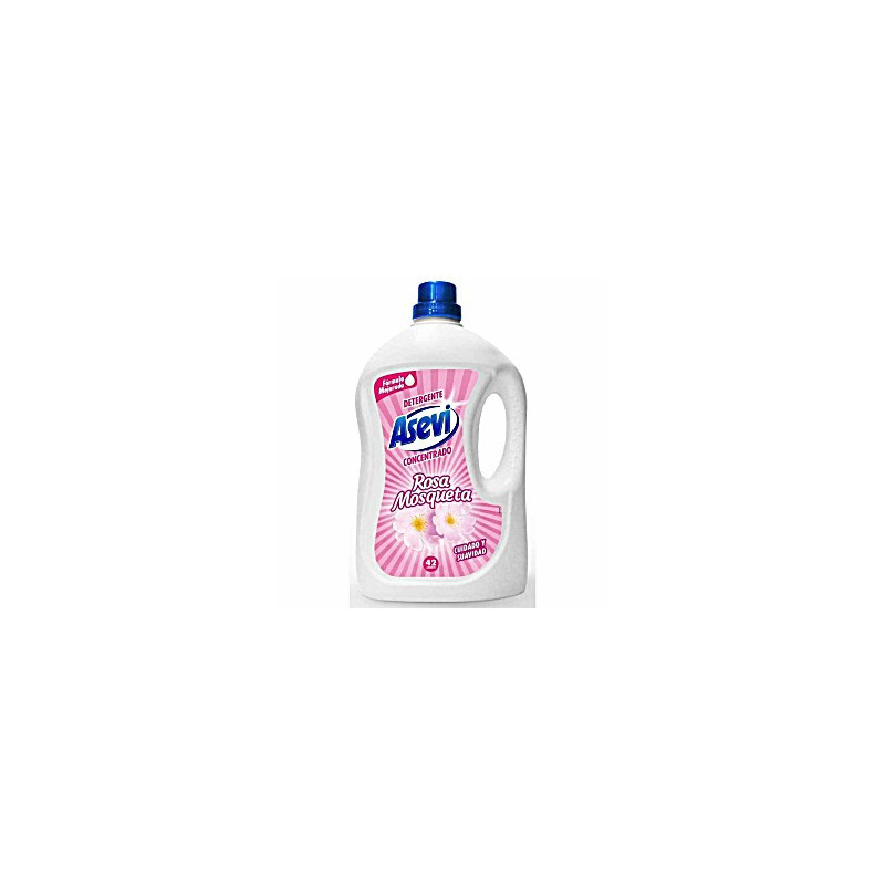 DETERGENTE LIQUIDO ASEVI 40 LAVADOS ROSA MOSQUETA