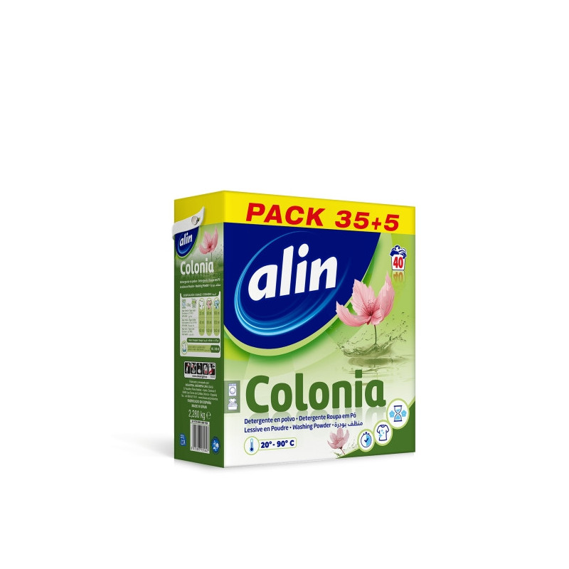 DETERGENTE POLVO ALIN 40 LAVADOS COLONIA