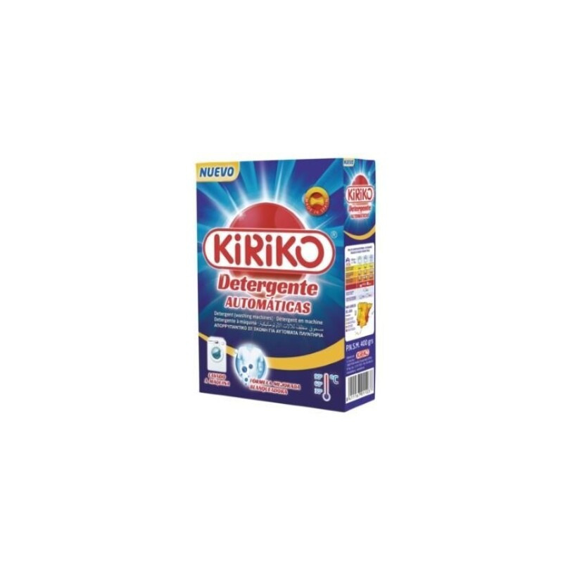 DETERGENTE POLVO KIRIKO AUTOMATICAS 400 G