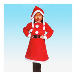 TRAJE PAPA NOEL NIÑA 6-8 AÑOS