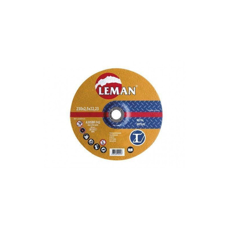 DISCO CORTE METAL 230 X 2.5 X 23 MM