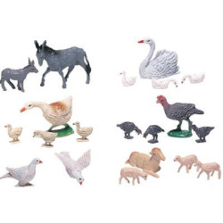 BELEN FIGURA PLASTICO ANIMALES BOLSA 10 CRIAS