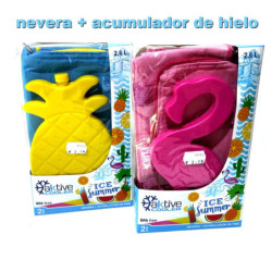NEVERA BOLSA 2,6 L + ACUMULADOR FIGURAS