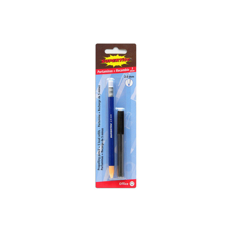 PORTAMINAS 2 MM + MINAS RECAMBIO