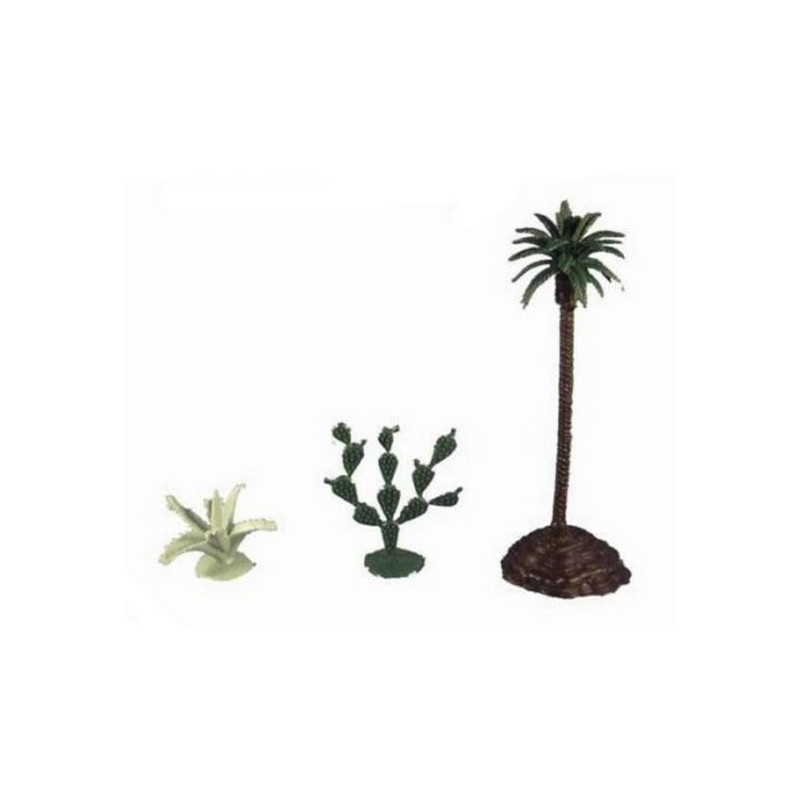 BELEN FIGURA PLASTICO PALMERA+PITA+CHUMBERA