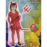 DISFRAZ INFANTIL 7-10 AÑOS - DIABLA LENTEJUELAS -