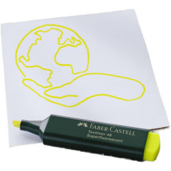 MARCADOR FLUOR FABER-CASTELL AMARILLO