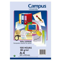 PAPEL A4 80 G PAQUETE 100 HOJAS