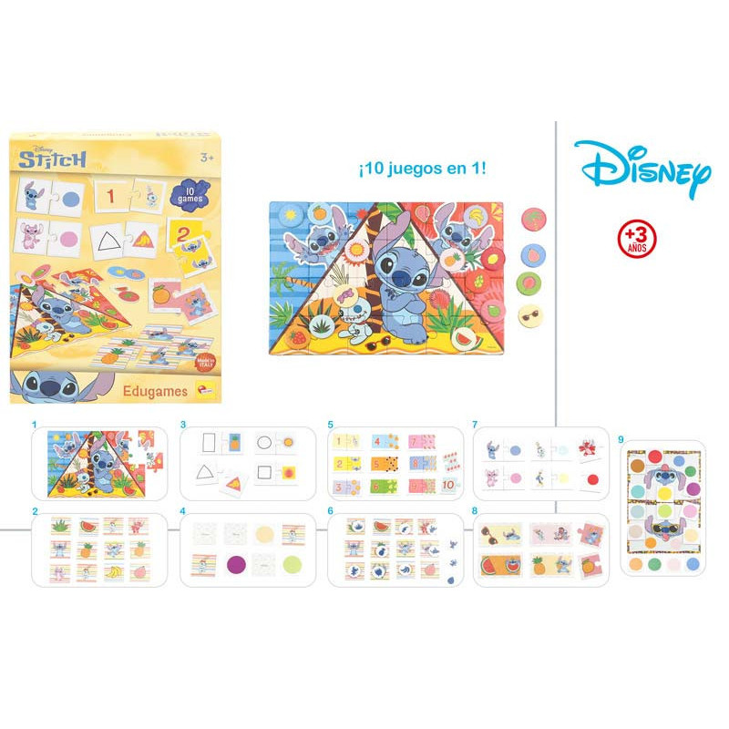 EDUCATIVOS STITCH 10 JUEGOS