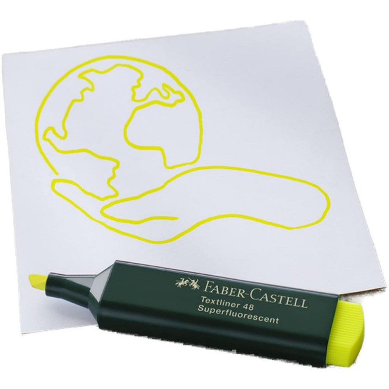 MARCADOR FLUOR FABER-CASTELL AMARILLO