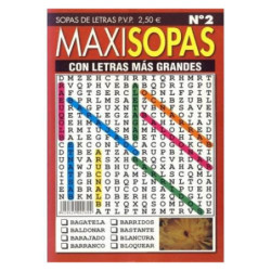 PASATIEMPOS SOPAS DE LETRAS MAXI SOPAS