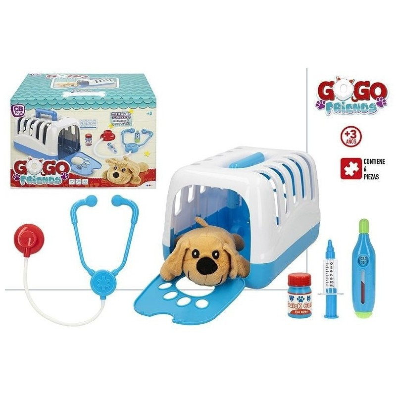 TRASPORTIN VETERINARIO PERRO CON ACCESORIOS
