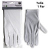 GUANTES ALGODON BLANCOS TALLA M