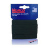 ELASTICO HIDALGO NEGRO 25 MM x 1 M