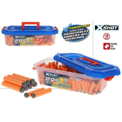 DARDOS X-SHOT CAJA DE PLASTICO 200 UNIDADES 44766