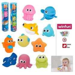 SET 5 ANIMALES PVC BAÑO WINFUN