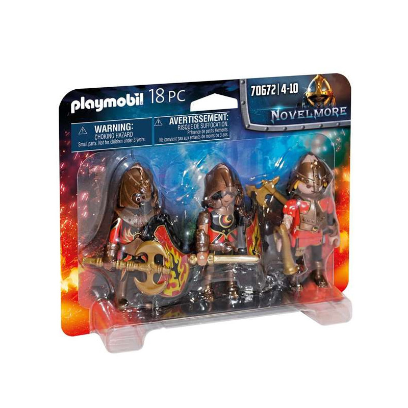 PLAYMOBIL 70672 NOVELMORE BANDIDOS MEDIEVALES 3 U