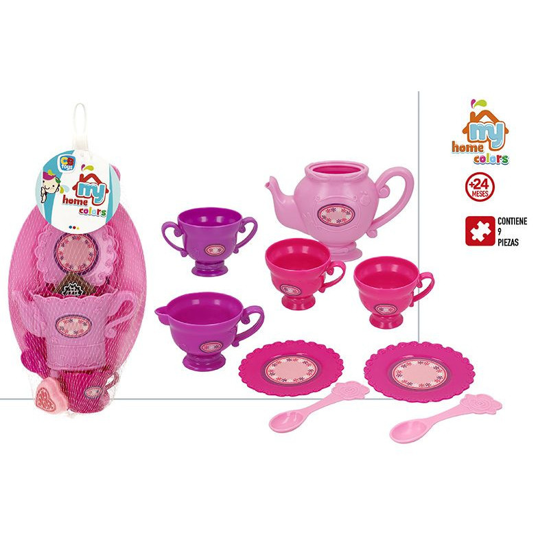 JUEGO DE TE MY HOME COLORS 49295