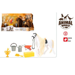 ANIMAL WORLD SET CABALLO 19 CM
