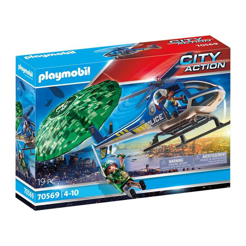 PLAYMOBIL 70569 CITY ACTION HELICOPTERO DE POLICIA