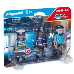 PLAYMOBIL 70669 CITY ACTION POLICIAS 3 U