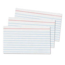 FICHAS RAYADAS Nº 2 180 G 75x125 MM