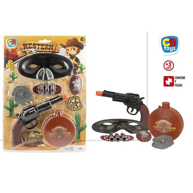 BLISTER PISTOLA WESTERN CON SONIDO