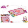 BLISTER PIZARRA PRINCESAS DISNEY 28x20 CM CON ROTU