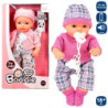 BEBE BONIE 30 CM REBECA DE PUNTO Y 12 SONIDOS