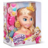 BUSTO SPARKLE CON 14 ACCESORIOS PARA PEINAR 23 CM