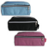 ESTUCHE 2 CREMALLERAS 21x11 CM COLORES LISOS