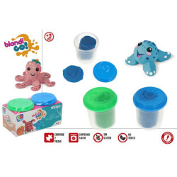 PLASTILINA 140 G SET 2 BOTES