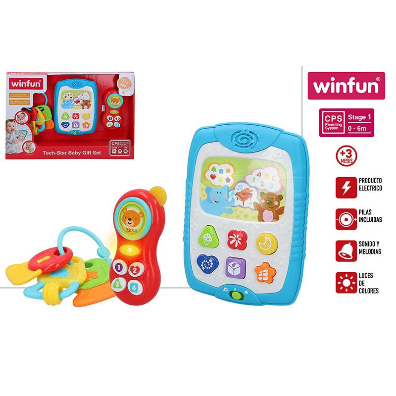 CONJUNTO TABLETA Y ACCESORIOS BEBE WINFUN