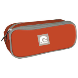 PORTATODO BAGGY DOBLE CREMALLERA NARANJA