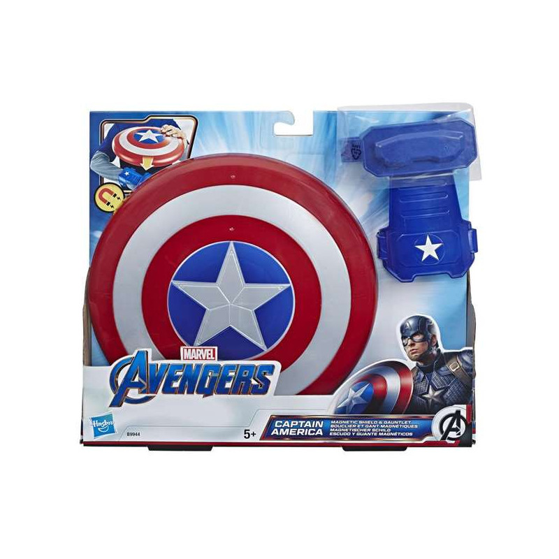 AVENGERS ESCUDO Y GUANTE MAGNETICOS DE CAPITAN AME