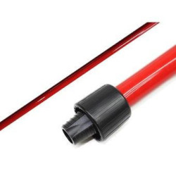 MANGO FREGONA METAL ROJO 140 CM