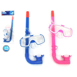 GAFAS BUZO Y TUBO INFANTIL COLORES
