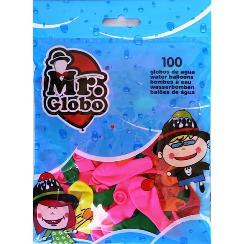 GLOBOS DE AGUA BOLSA 100 UNIDADES