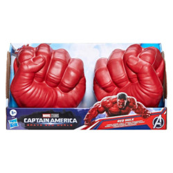 GUANTES PUÑOS HULK ROJO