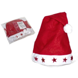 GORRO NOEL ADULTO CON ESTRELLAS LUMINOSAS